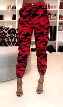 Red Camo Joggers